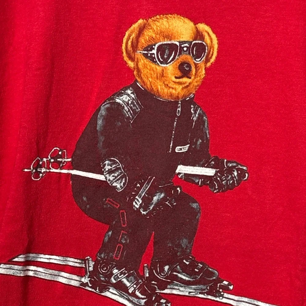 Vintage Polo by Ralph Lauren Ski Bear Short Sleeve Tee